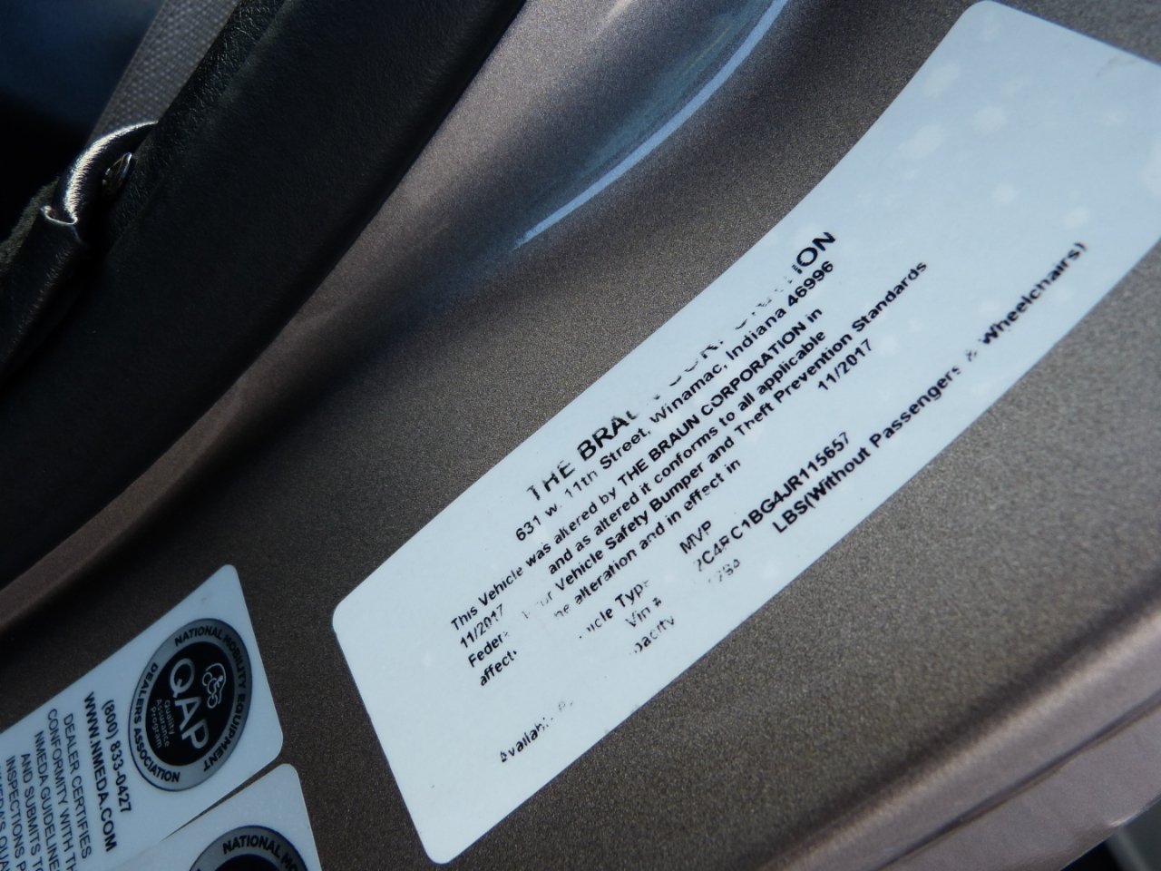 Chrysler Pacifica 2018 Wheelchair Accessible